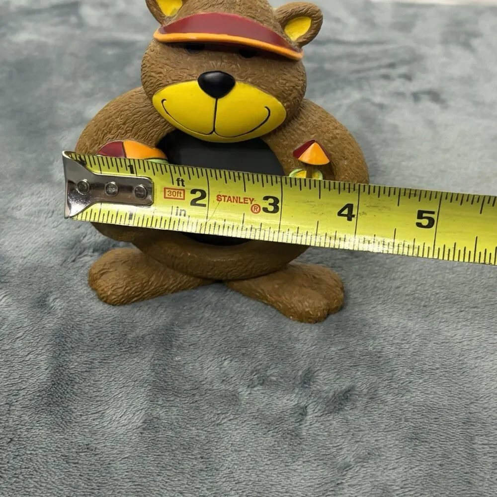 Li'Shay 3D Mini Picture Frame Brown Bear Vacation Beach Ball Sun